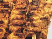 A picture of peanut butter satay