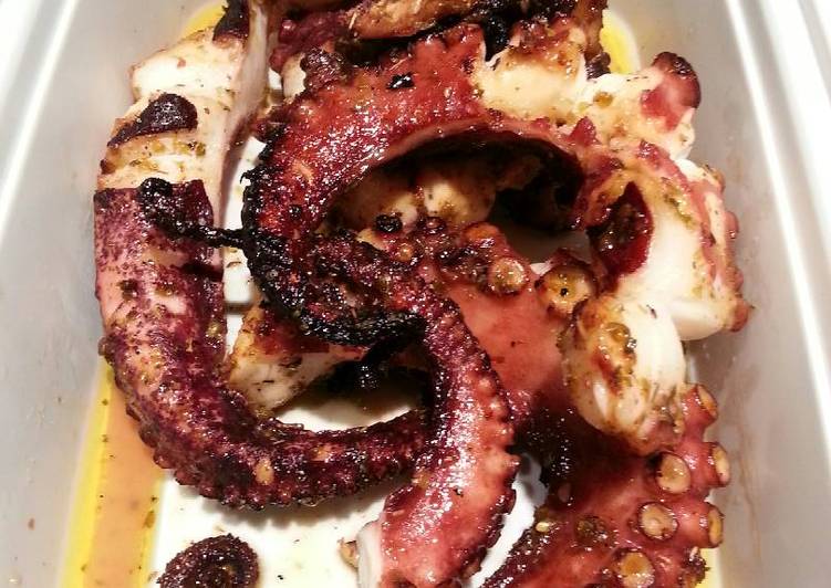 Steps to Prepare Any-night-of-the-week Grilled Octopus to go - by DW