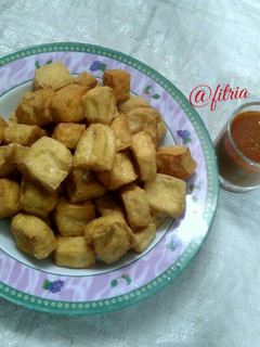 Foto resep Tahu goreng dengan sambel tomat