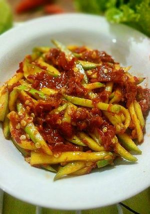 Foto resep Sambal pencit (mangga muda)