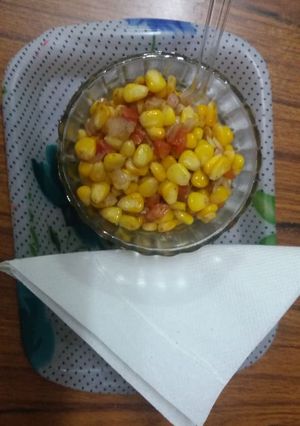 A picture of Sweet Corn chaat.