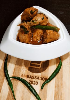 A picture of Peshawari Chicken 🐔 Karahi.