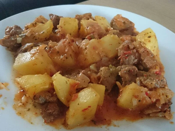 Simple Way Prepare Recipe Spicy Pork Casserole that is So Delicious, So Delicious}