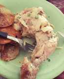 Pollo con salsa agridulce. Mostaza y miel