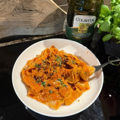 A picture of Creamy Chili Oil Pasta.