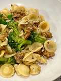 Orecchiette pasta with sweet sausage and broccoli