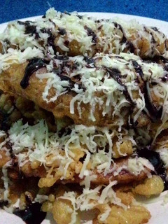 Foto resep Pisang Goreng Keju Toping Coklat