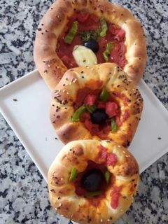صورة لوصفة بيتزا