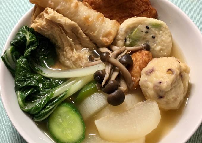 Recipe of Perfect Japanese Fish Cake Stew (Oden)