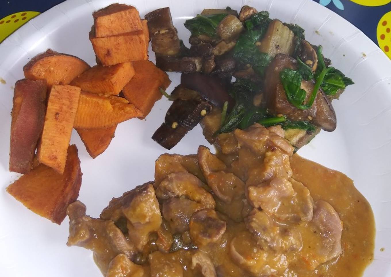 Mollejas de pollo guisadas