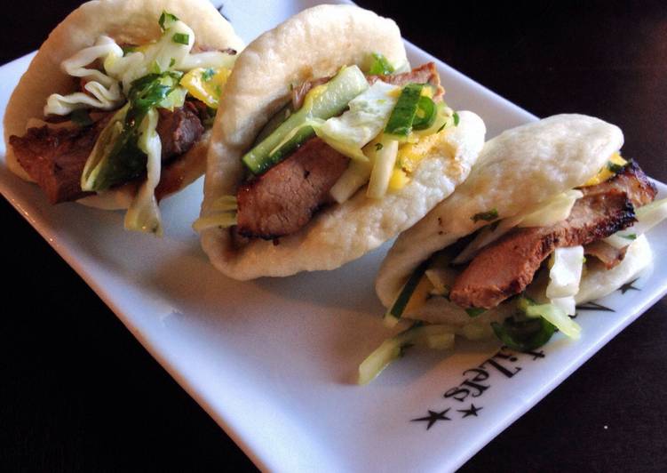 Recipe of Quick Chinese BBQ Pork &#39;Tacos&#39;