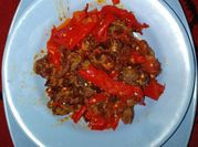 Gambar dendeng daging resto padang