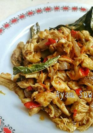 Foto resep Ayam Suir Pedas