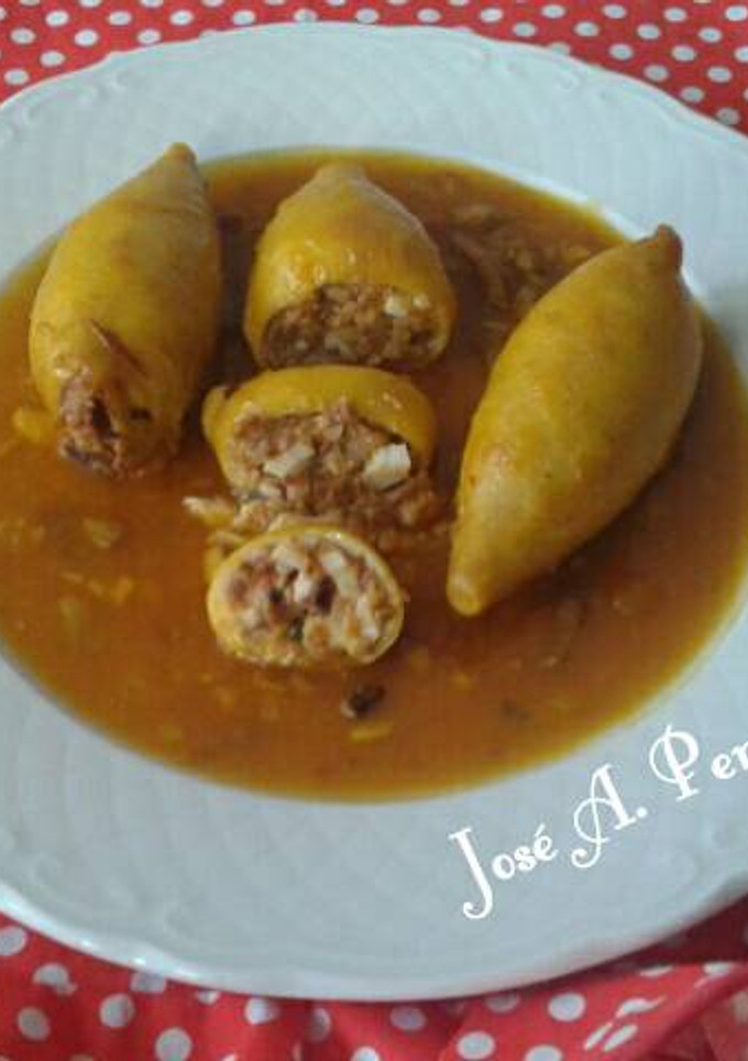Una foto de Chipirones rellenos