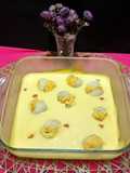 Mango Cream With Stuffed Lychee Desserts