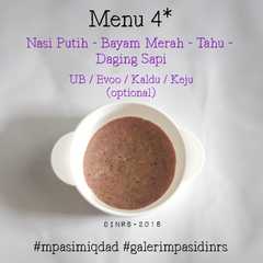 A picture of MPASI 6 Bulan.