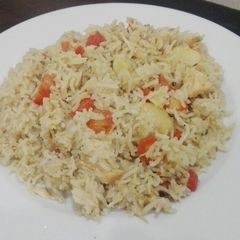 A picture of Mix vegetables rice.