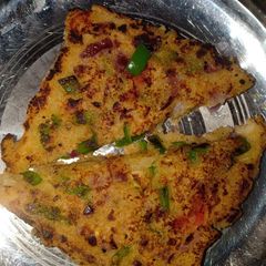 A picture of Bread pizza.