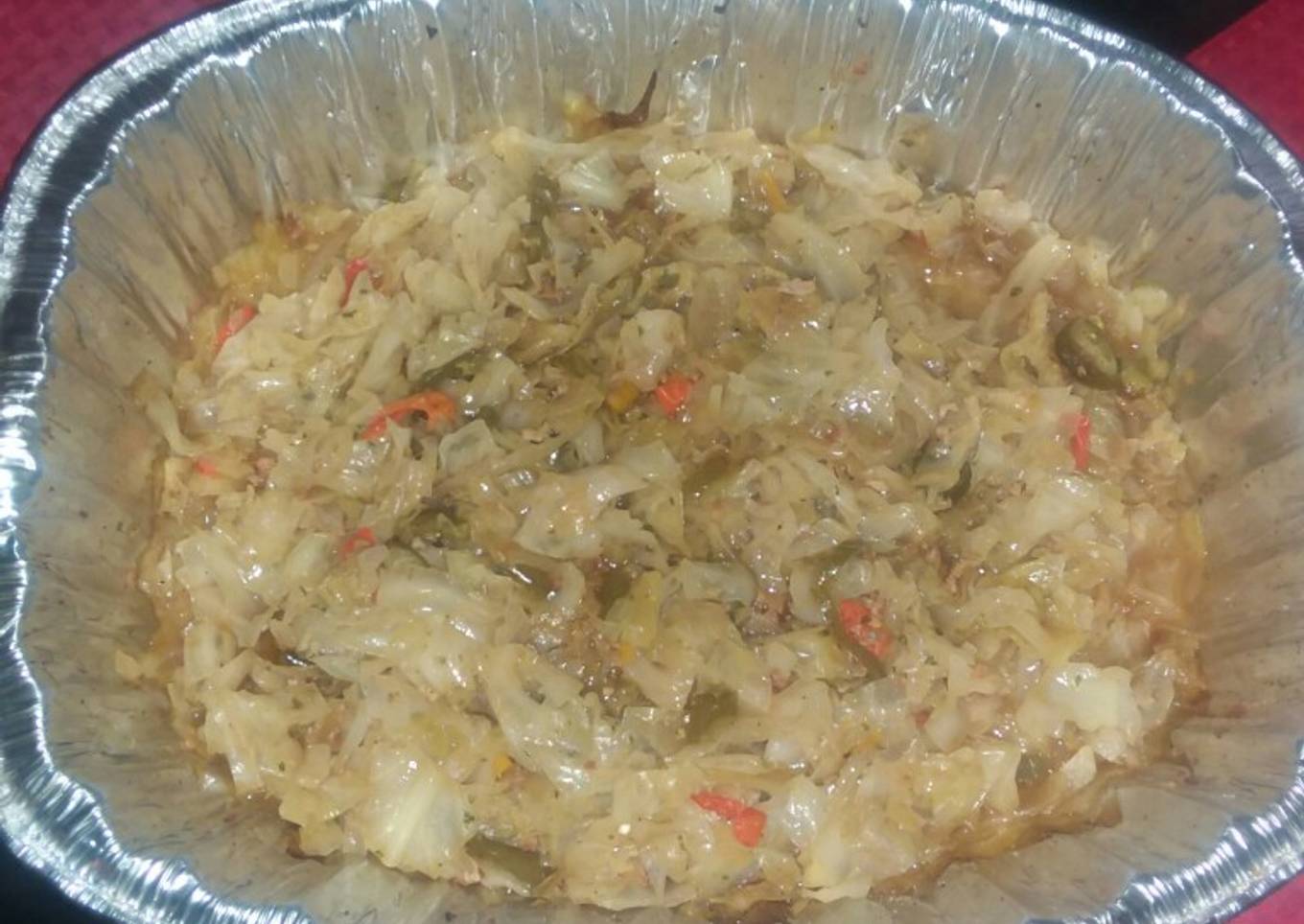 Baked cabbage