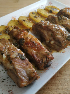 Una foto de Costillas al Curry