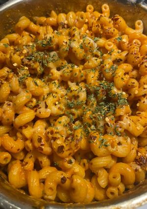 A picture of Makhani pasta.