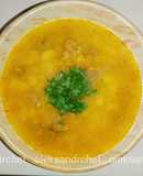 Суп з булгуром та курячими серцями🫀 в мультиварці/Soup with bulgur and chicken hearts in a slow