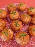 Cup-cake o muffins de pollo