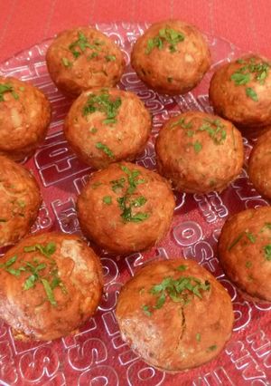 Una foto de Cup-cake o muffins de pollo