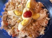 Una foto de jardinera de cereales