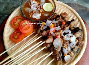 Foto resep Sate Daging Ikan Tuna Bakar Teflon