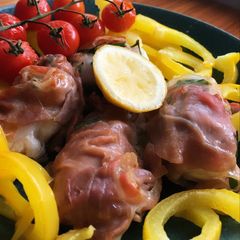 A picture of Monkfish wrapped in Parma ham(Gaia special).