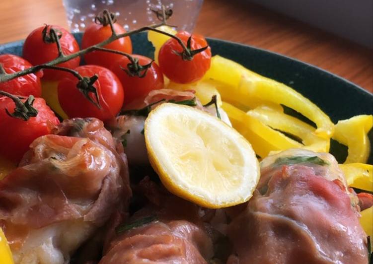 Recipe of Favorite Monkfish wrapped in Parma ham (Gaia special)