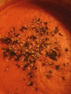 Una foto de Crema de calabaza