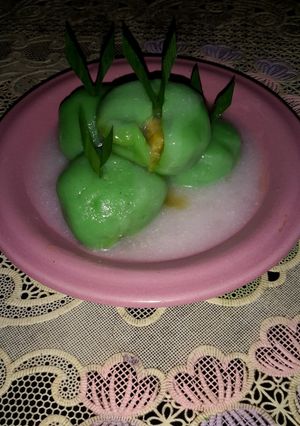 Foto resep Kelepon kuah isi pisang gulmer