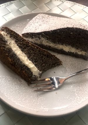 Mascarponés máktorta recept fotója