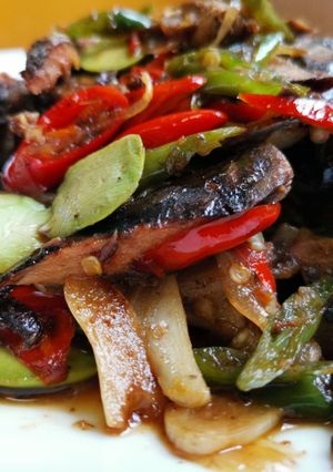 Foto resep Ikan pindang Kecap tumis Pete cabe