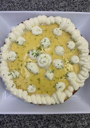Una foto de Key lime pie súper fácil🍋