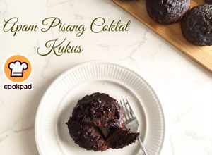 Gambar Apam Pisang Coklat Kukus