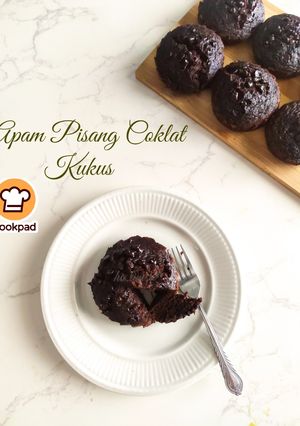 Gambar Apam Pisang Coklat Kukus