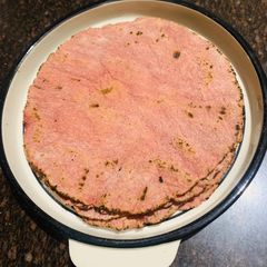 A picture of Pink Jawar Roti.