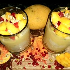 A picture of Mango mastani.