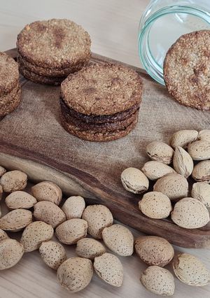 Una foto de Galletas de avena y almendras 🌱