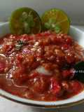 Sambal terasi jeruk limau#DiulekMakinEnak