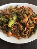 Wok de mar (chow mein)
