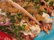 A picture of pickled jalapenos tacos