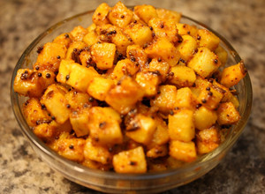 A picture of Mooli ka Achar / Radish Pickle.