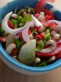 A picture of Lobia Salad recipe.