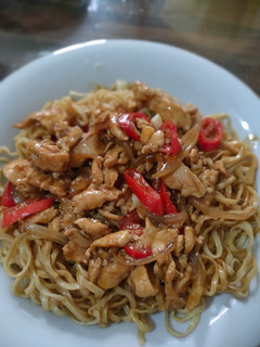 Foto resep Bakmi ayam cah cabe
