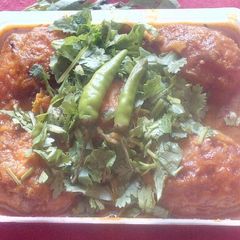 A picture of Egg curry masala.