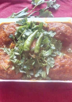 A picture of Egg curry masala.
